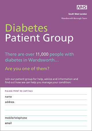 diabetes support card